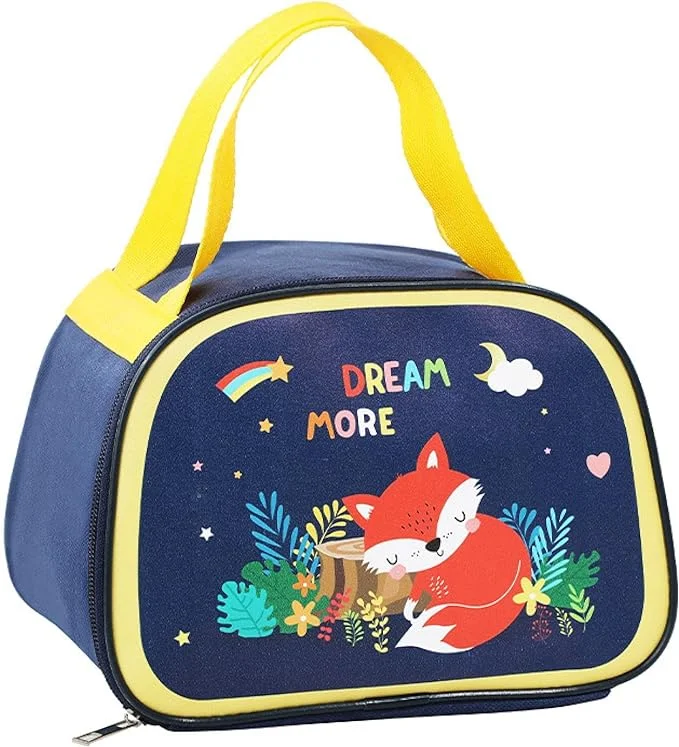 Cartoon Fox Design Small Lunch Bag for Kids