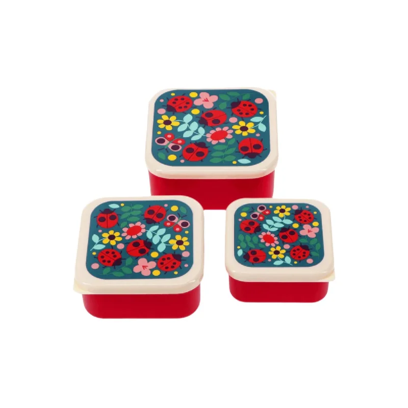 Rex London Ladybird Snack Boxes (Set of 3)