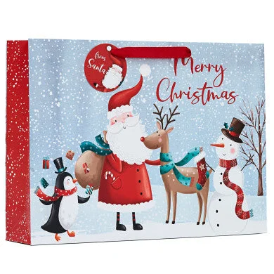 Christmas Gift Bag - Shopper Sant & Friends