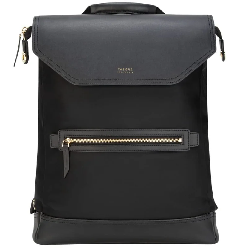 15" Newport Convertible 2-in-1 Messenger Backpack (Black)