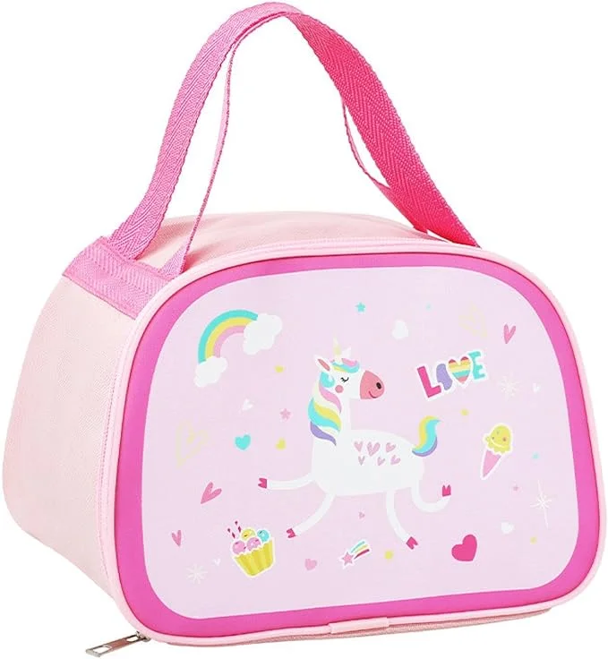 Cartoon Unicorn Design Small Lunch Bag for Kids