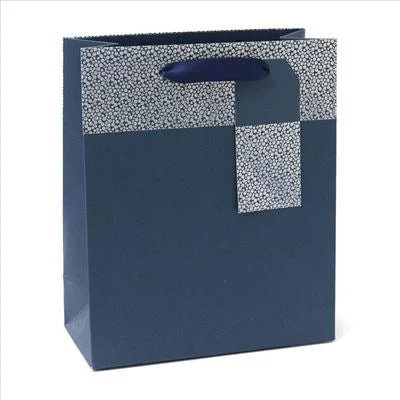 Gift Bag Medium - Navy Holo