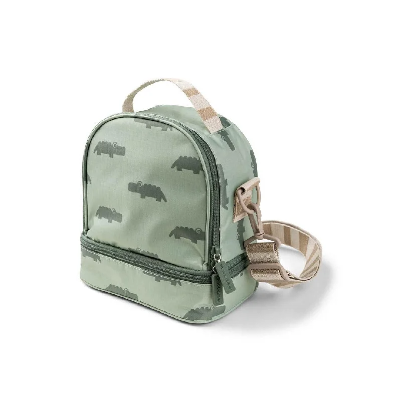 Done by Deer Kids Insulated Lunch Bag - Green - Croco