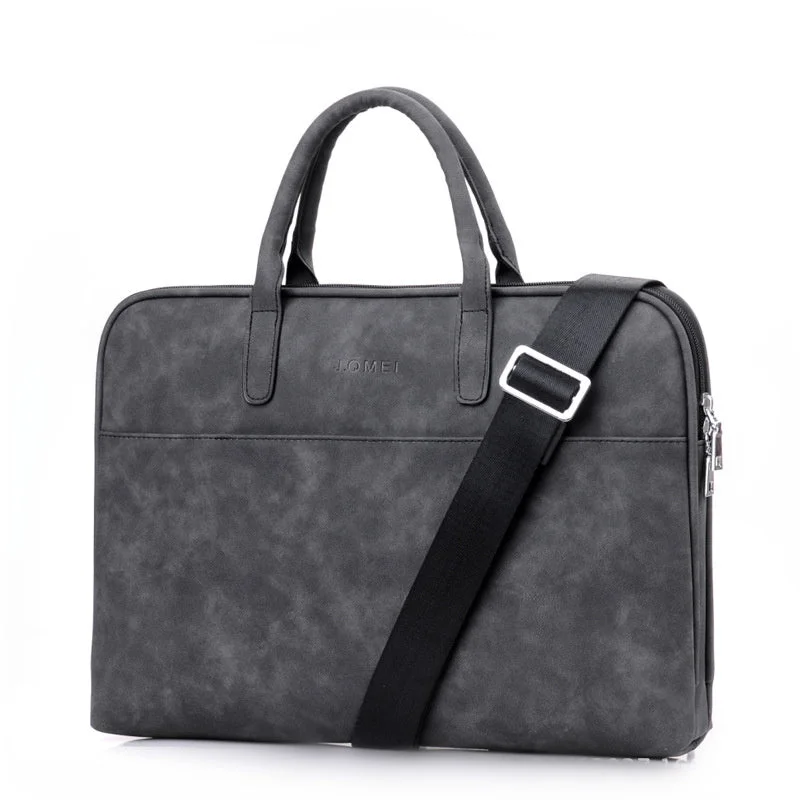 Leather Classic Laptop Bag for Women 15-inch