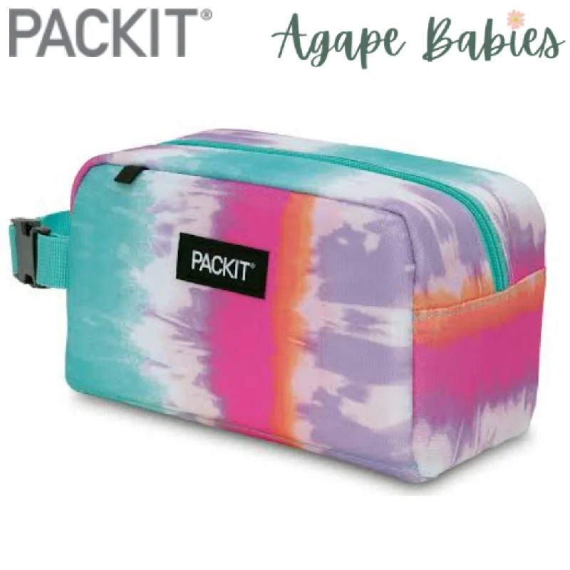 PackIt Freezable Snack Box Bag-Tie Dye Sorbet (New)