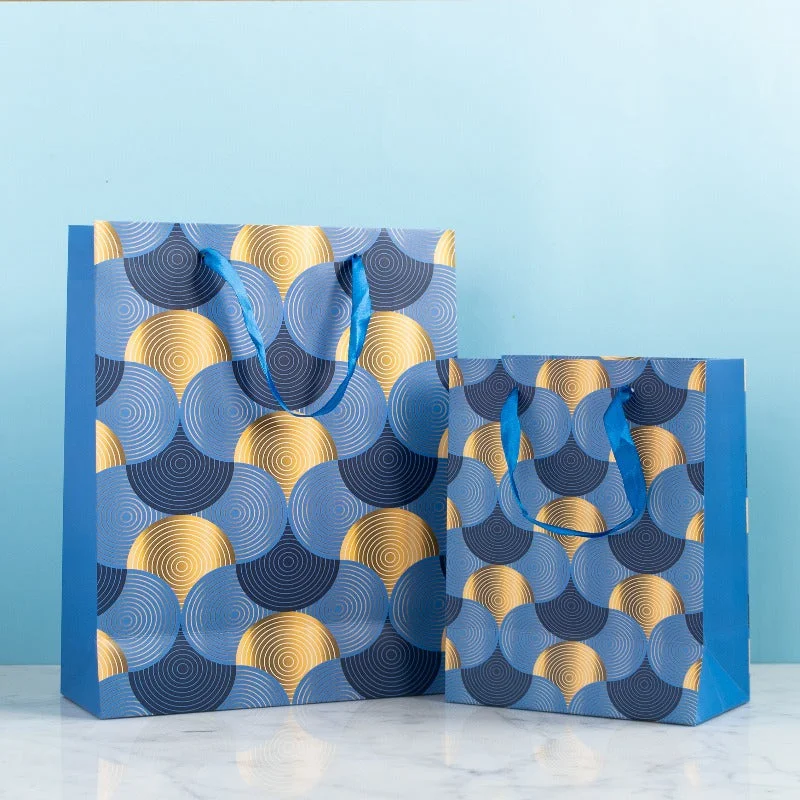 Golden Whirl Gift Bag (Set of 4)