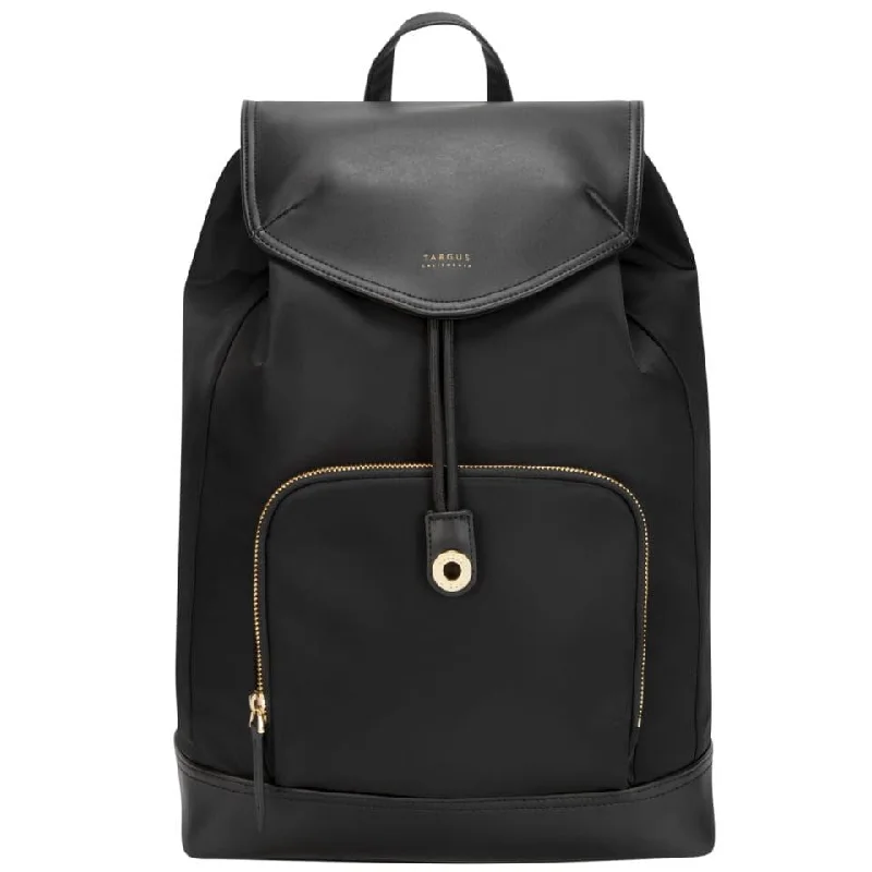 15" Newport Drawstring Backpack (Black)