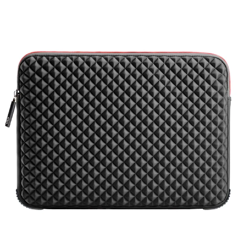 Black Plaid Laptop Case17-inch