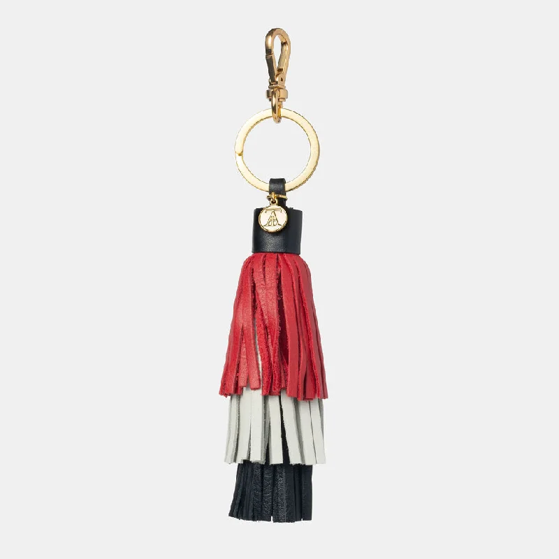 HANDBAG TASSEL  3-TIERED COLOR