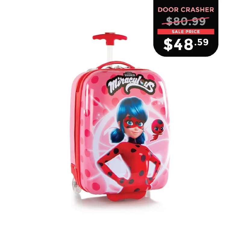 CYBER MONDAY DOOR CRASHER 2024 - Miraculous Lady Bug - Kids Luggage - (Z-HSRL-RT-MR01-22AR)