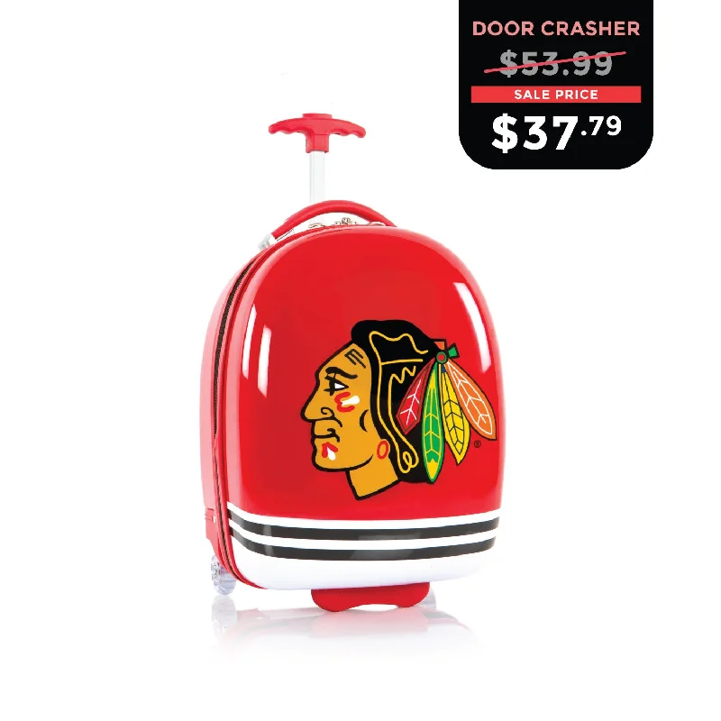 CYBER MONDAY DOOR CRASHER 2024 - NHL Kids Luggage 18" - Chicago Blackhawks