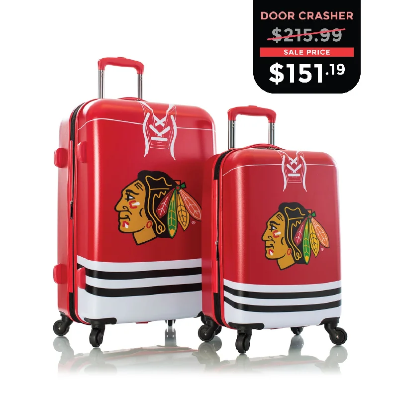 CYBER MONDAY DOOR CRASHER 2024 - NHL Luggage 2pc. Set - Chicago Blackhawks