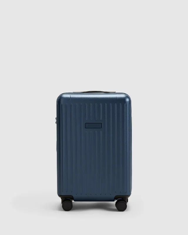 Carry On Expandable Suitcase - Moonlit Ocean Blue