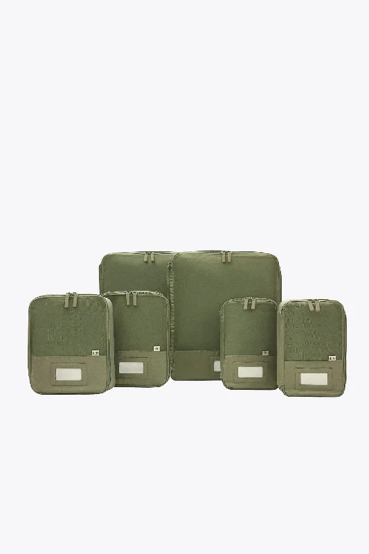 The Compression Packing Cubes 6 pc in Olive