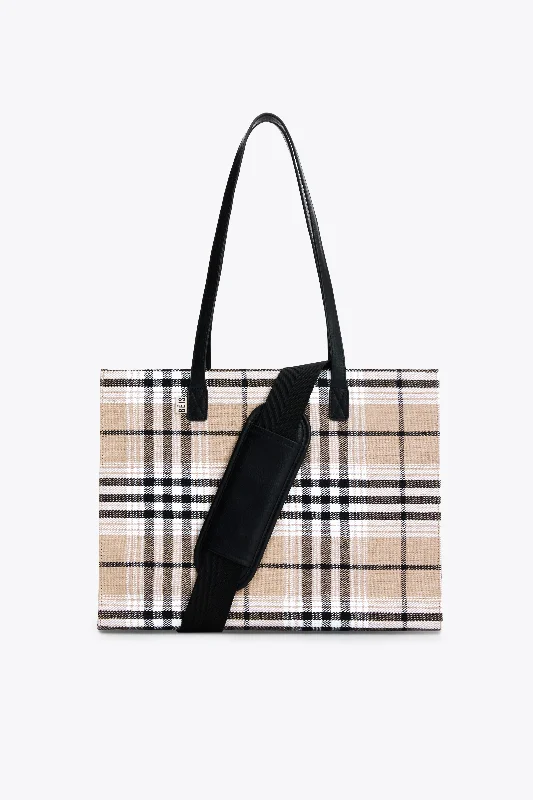 The Work Tote in Plaid