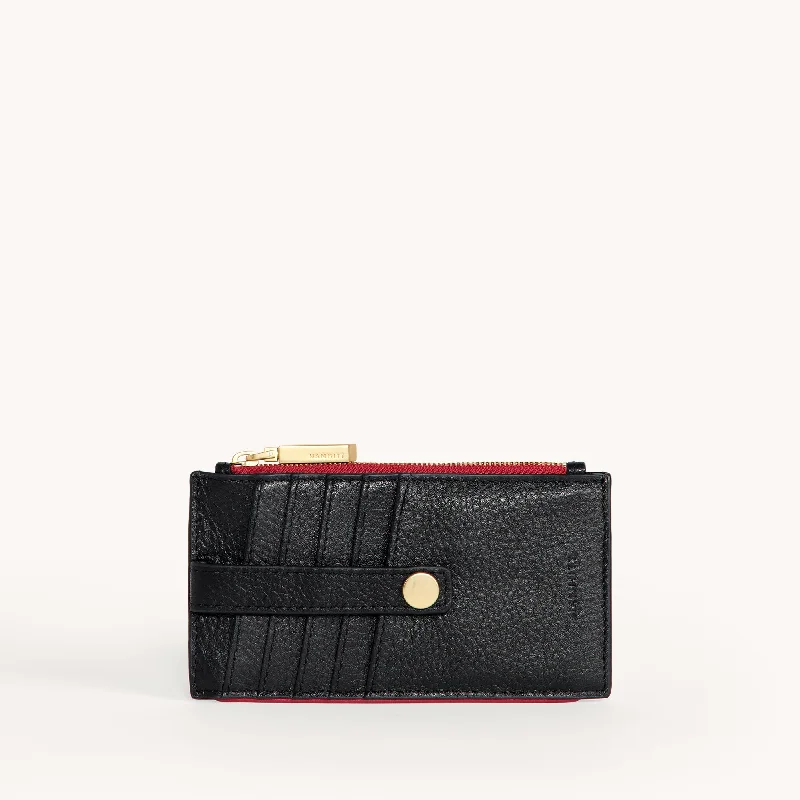 210 West | Black/Brushed Gold Red Zip