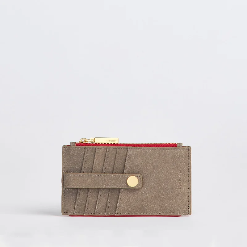 210 West | Pewter/Brushed Gold Red Zip