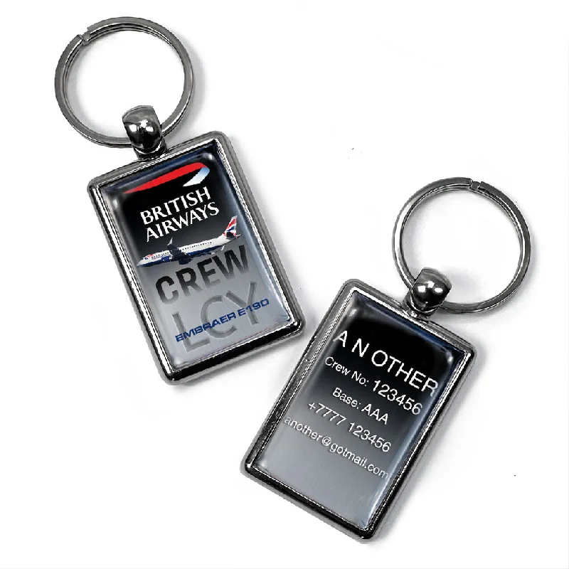 Cityfler E190 Metal Keyring