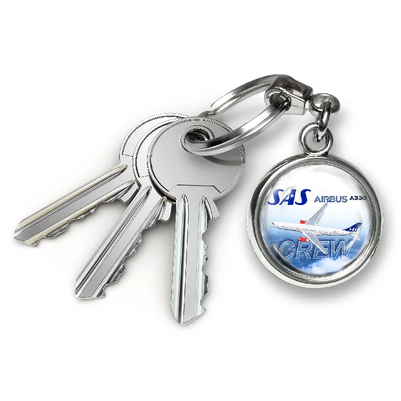 SAS A330 Blue Skies Metal Keyring