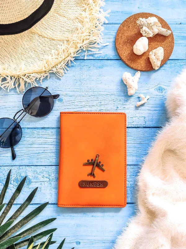 Orange Pastel Passport Cover