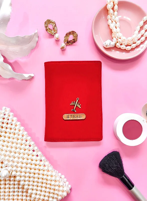 Red Velvet Passport Cover