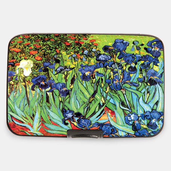 Van Gogh Irises RFID Armored Wallet