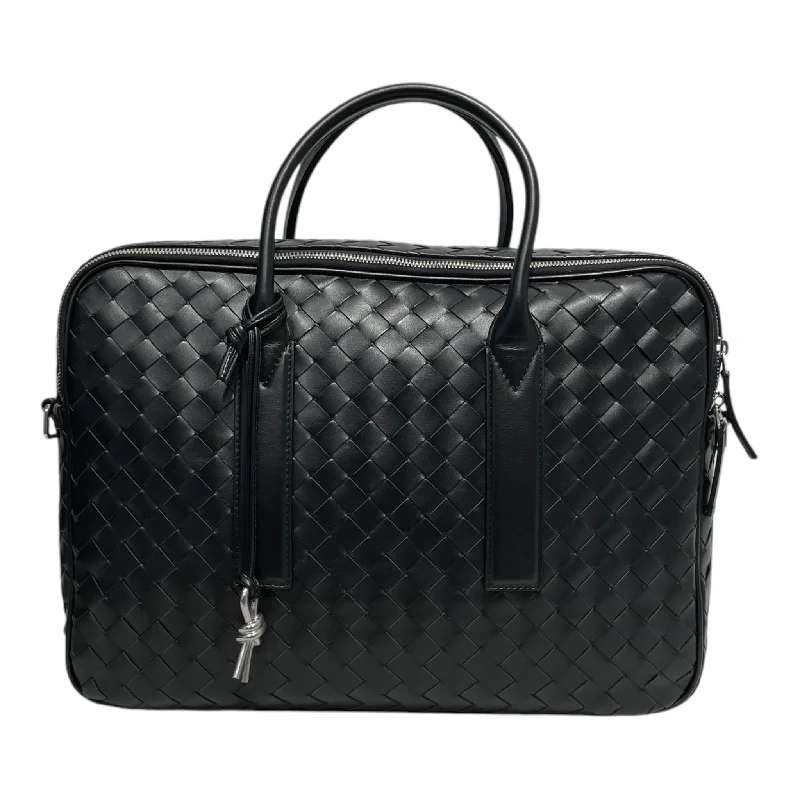 BOTTEGA VENETA/Briefcase/L/Leather/BLK/GETAWAY