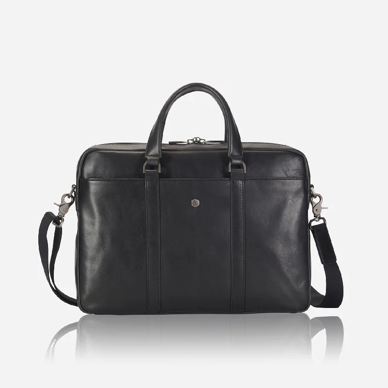 Montana Leather Briefcase, Black