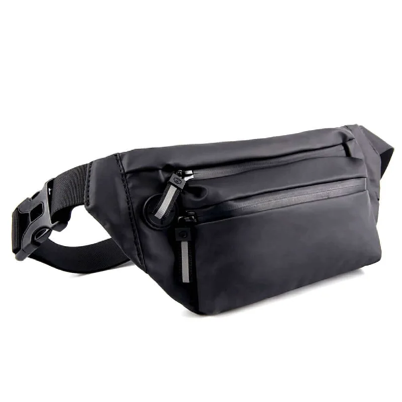 Black Waterproof Waist Bag | Bum Bag for Every Occasion