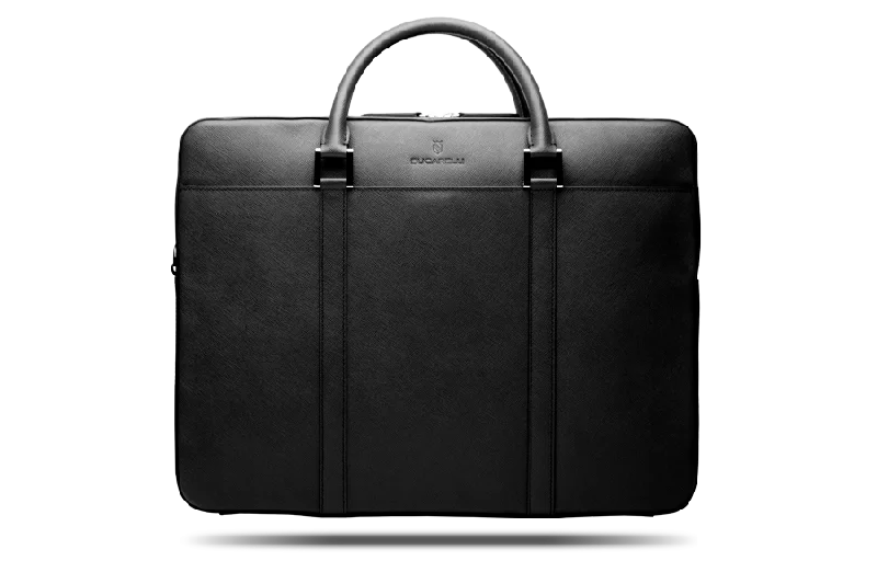 Black Saffiano Briefcase