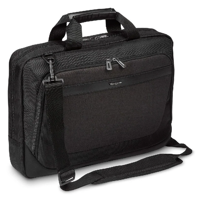 CitySmart 14,15,15.6" Slimline Topload Laptop Case - Black/Grey