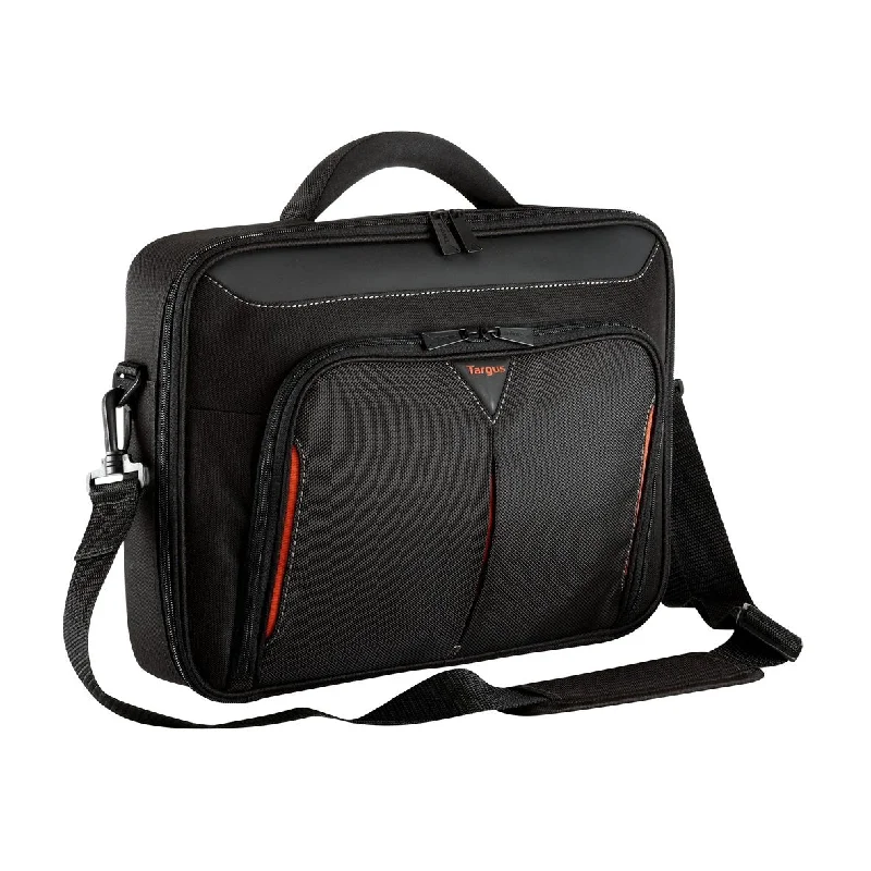 Classic+ 15-15.6" Clamshell Laptop Bag - Black/Red