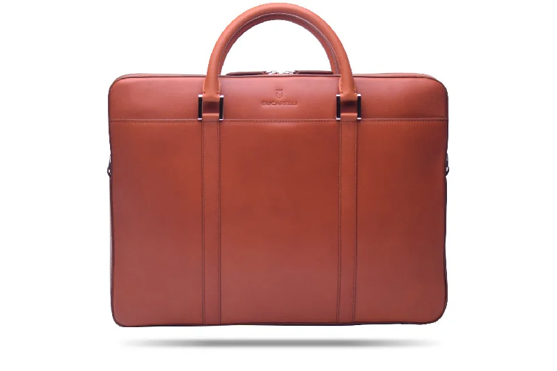 Cognac Briefcase