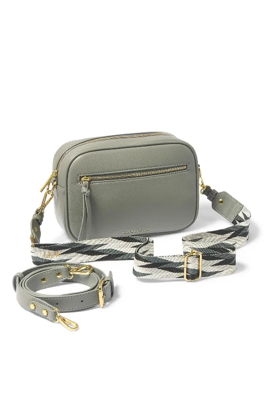 Katie Loxton Hallie Crossbody Bag, Graphite Green