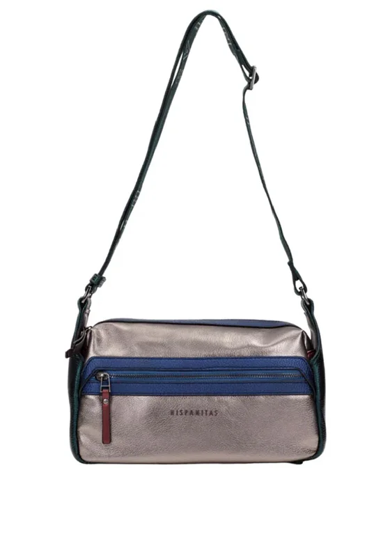 Hispanitas Colour Block Crossbody Bag, Metallic Multi