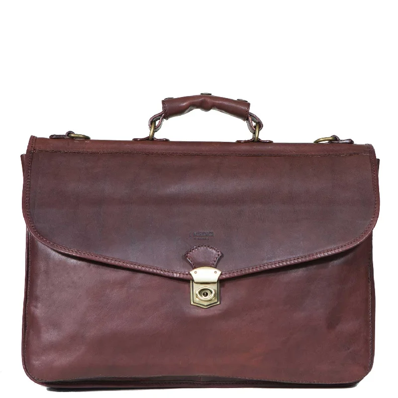 The Spacious Italian Leather Briefcase