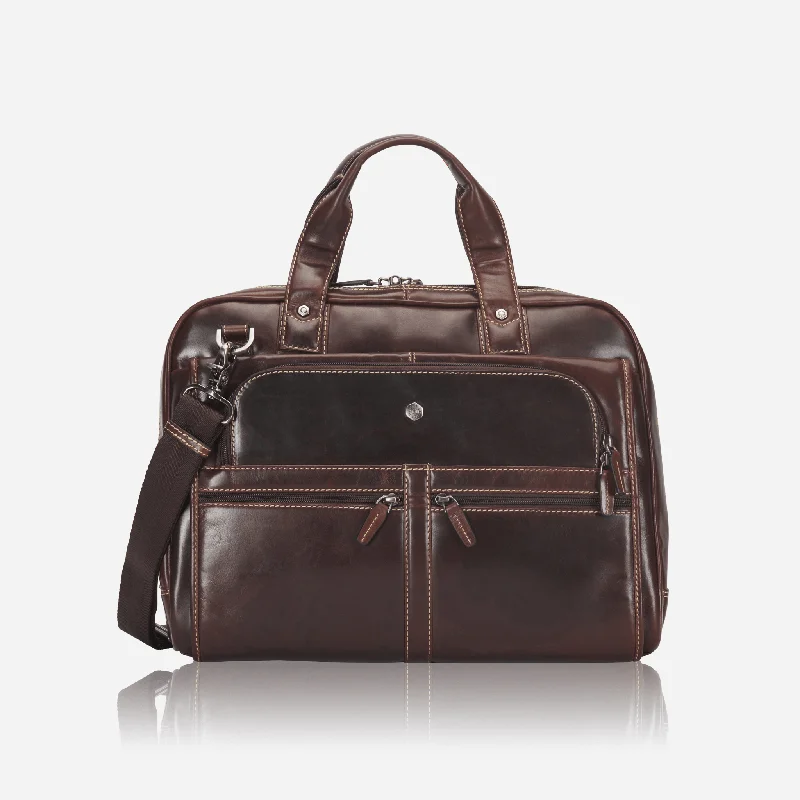 Large Multi Compartment Briefcase