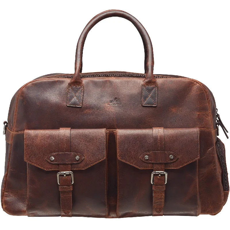 Mancini Leather Buffalo Classic Duffel Bag