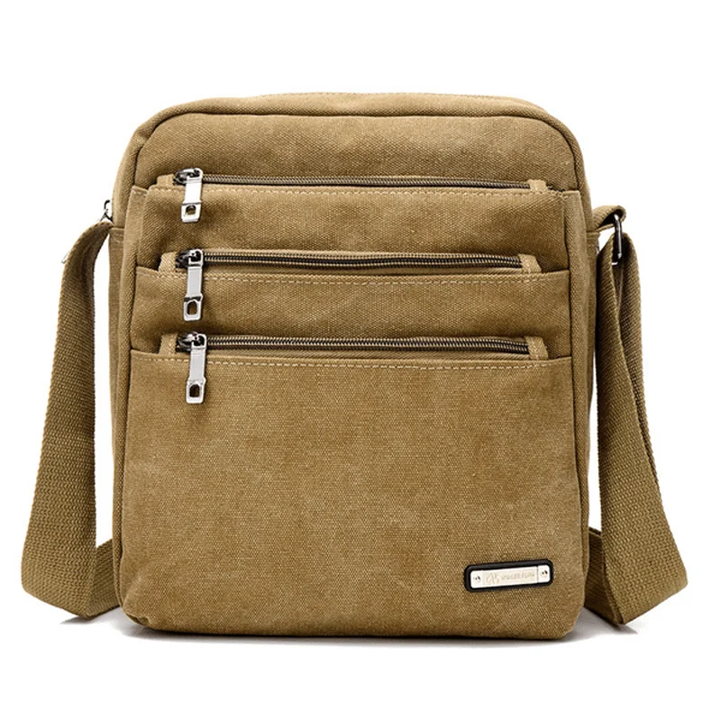 Men Canvas Outdoor Leisure Crossbody Bags