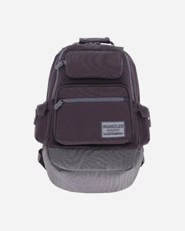 Salehe Bembury Canvas Backpack Black