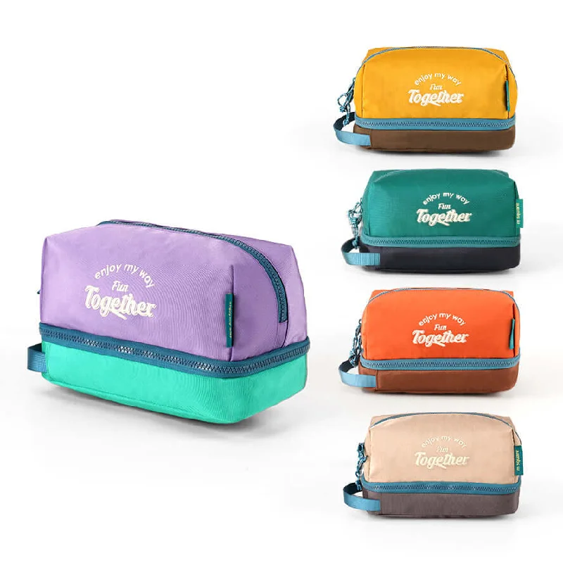 M Square Travel Toiletry Bag - Wet and Dry Separation