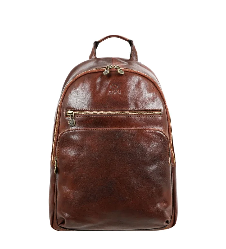 Womens Leather Backpack - I, Claudius