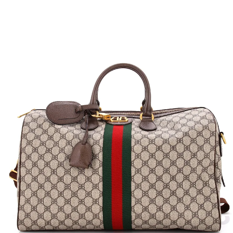 x Gucci The Hacker Project Duffle Bag BB Coated Canvas Medium