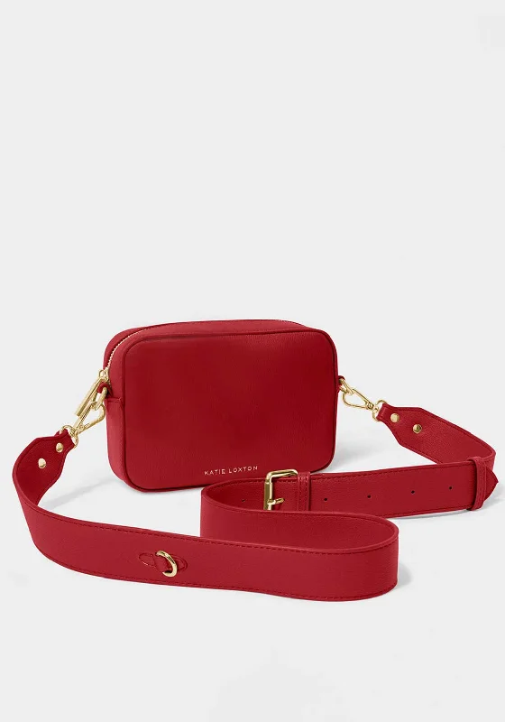 Katie Loxton Zana Mini Crossbody Bag, Garnet Red